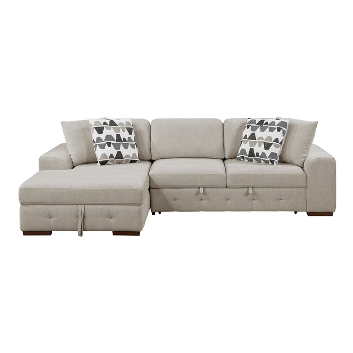 Raife - (2)2-Piece Sectional with Left Chaise