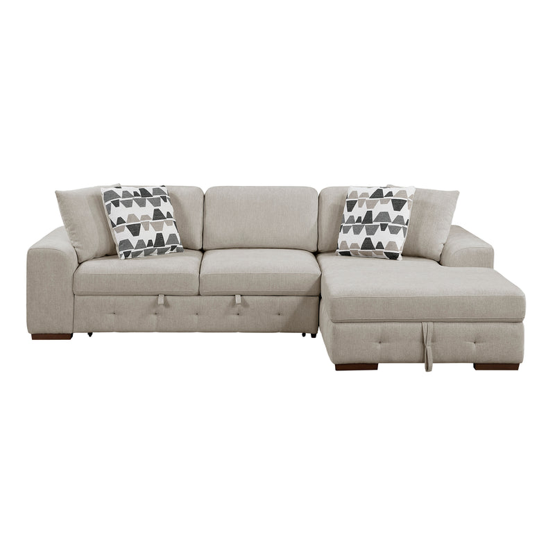 Raife - (2)2-Piece Sectional with Right Chaise