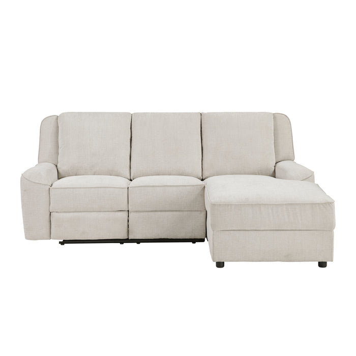 Monterey - (2)2-Piece Reclining Sectional with Right Chaise