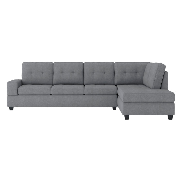 Maston - (2)2-Piece Reversible Sectional with Drop-Down Cup Holders