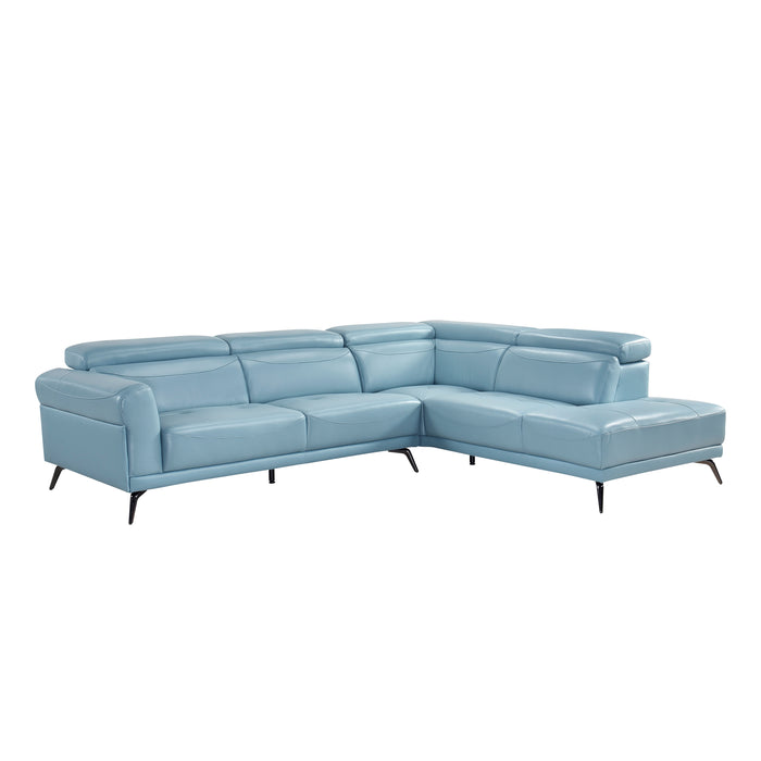 Giselle - (2)2-Piece Sectional with Right Side Chaise
