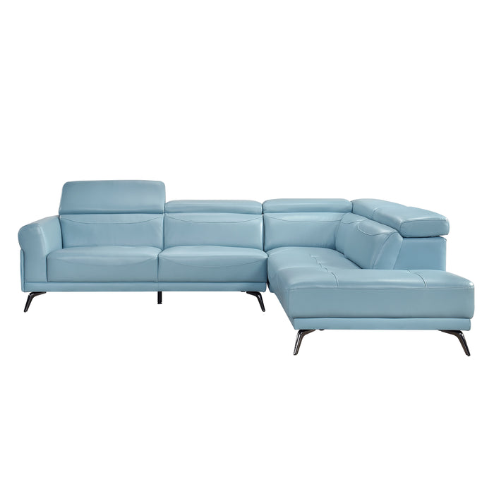 Giselle - (2)2-Piece Sectional with Right Side Chaise