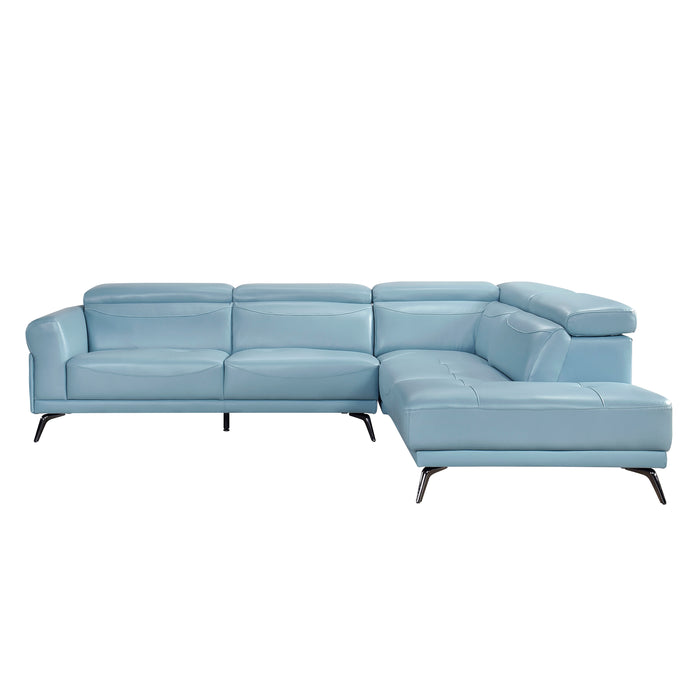 Giselle - (2)2-Piece Sectional with Right Side Chaise