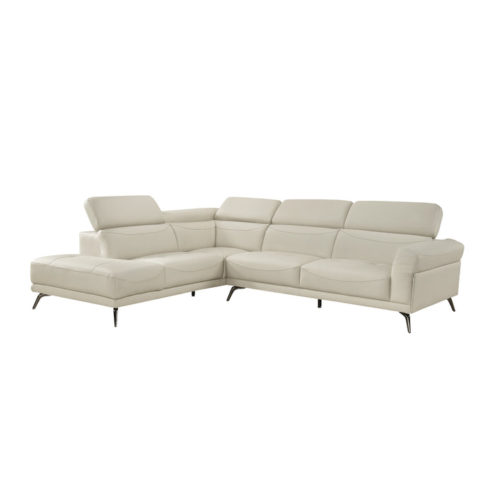 Giselle - (2)2-Piece Sectional with Left Side Chaise