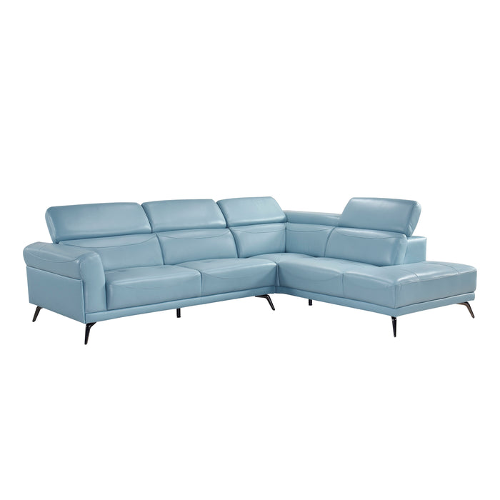 Giselle - (2)2-Piece Sectional with Right Side Chaise
