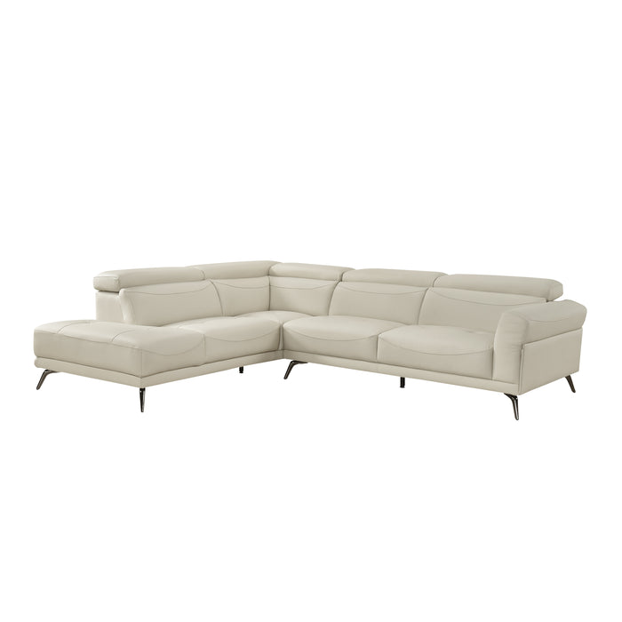 Giselle - (2)2-Piece Sectional with Left Side Chaise