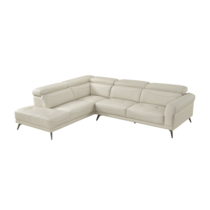 Giselle - (2)2-Piece Sectional with Left Side Chaise