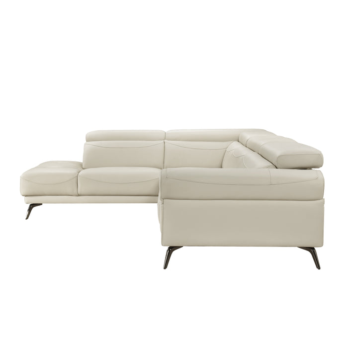 Giselle - (2)2-Piece Sectional with Left Side Chaise