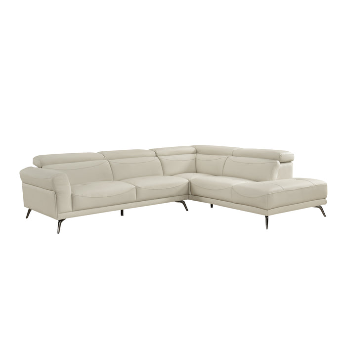 Giselle - (2)2-Piece Sectional with Right Side Chaise