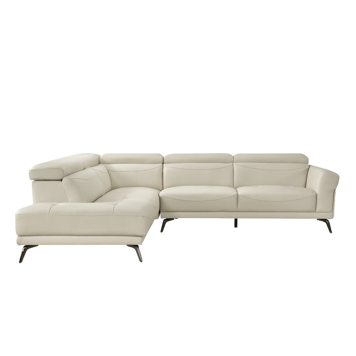 Giselle - (2)2-Piece Sectional with Left Side Chaise