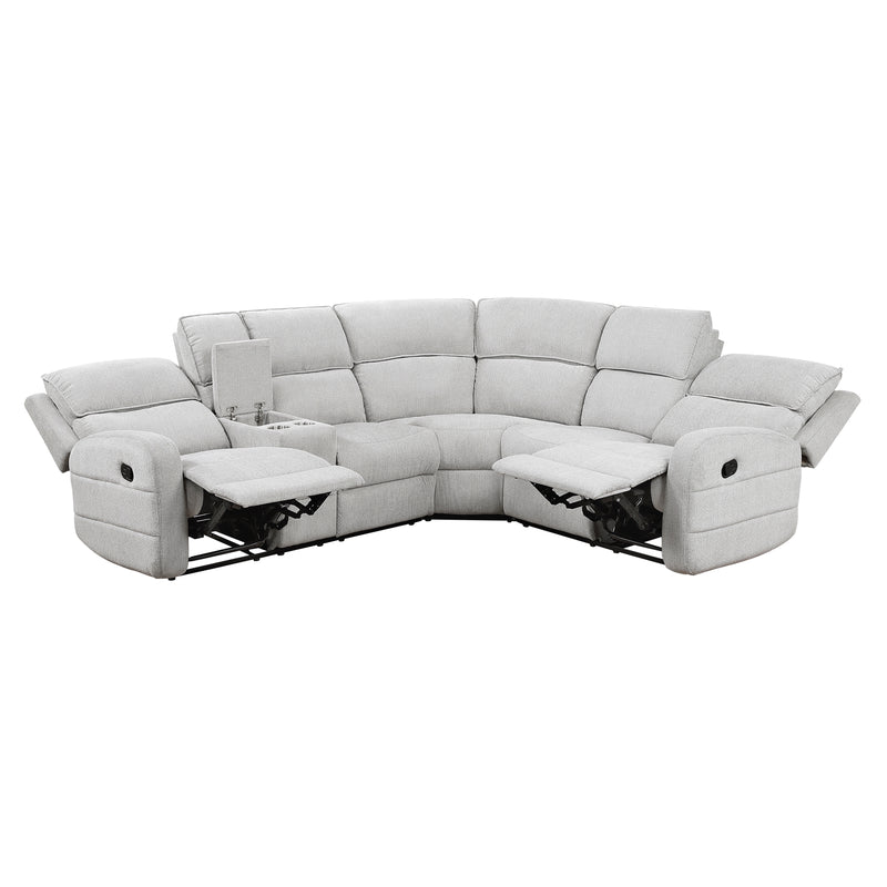 Thorne - (3)3-Piece Reclining Sectional with Left Console