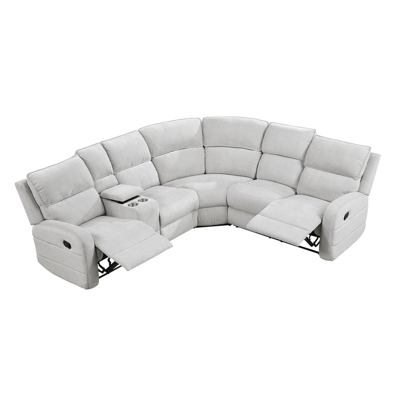 Thorne - (3)3-Piece Reclining Sectional with Left Console