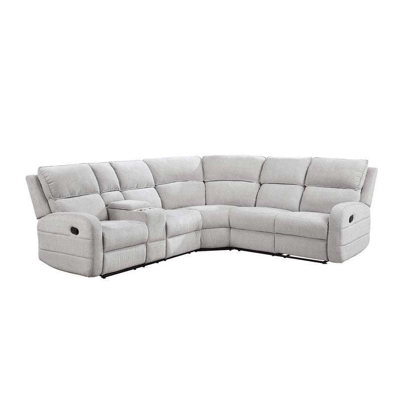 Thorne - (3)3-Piece Reclining Sectional with Left Console