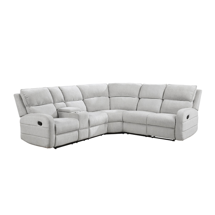 Thorne - (3)3-Piece Reclining Sectional with Left Console