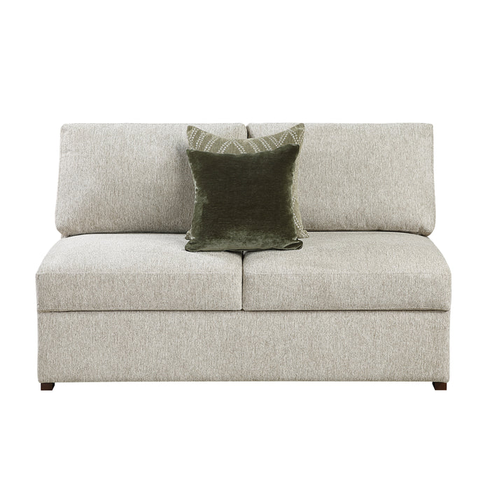 Isla - (6)5-Piece Sectional with Convertible and Reversible Chaise,  Hidden Storage, Click Motion Back
