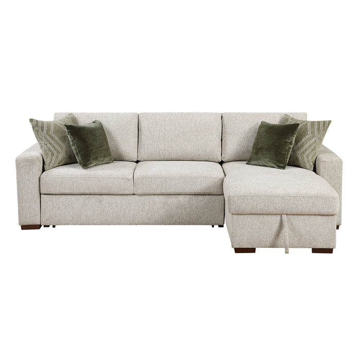 Isla - (3)2-Piece Sectional with Convertible and Reversible Chaise,  Hidden Storage, Click Motion Back