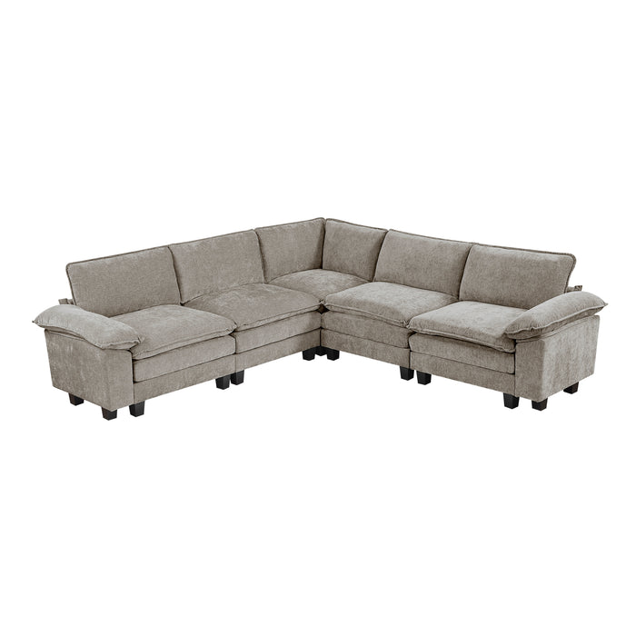 Dublin - (6)5-Piece Modular Sectional