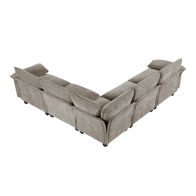 Dublin - (6)5-Piece Modular Sectional