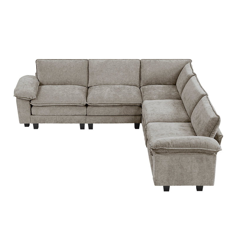 Dublin - (6)5-Piece Modular Sectional