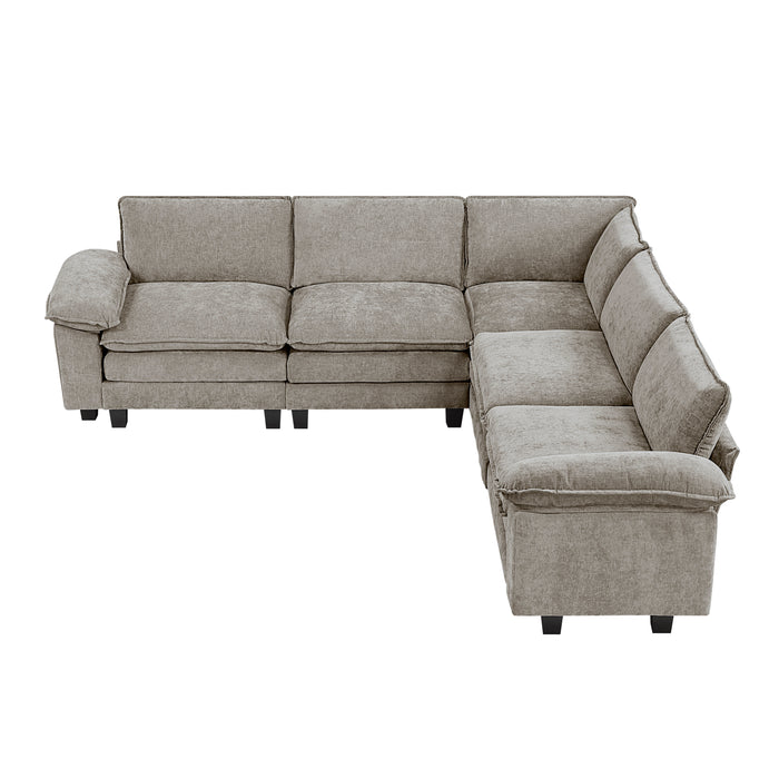 Dublin - (6)5-Piece Modular Sectional