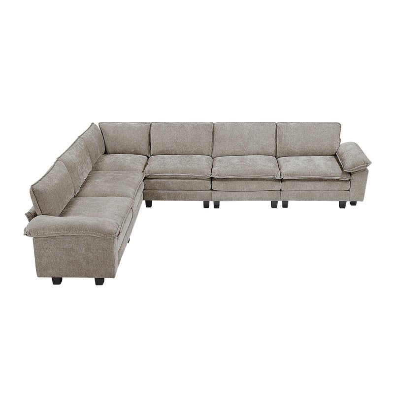 Dublin - (7)6-Piece Modular Sectional