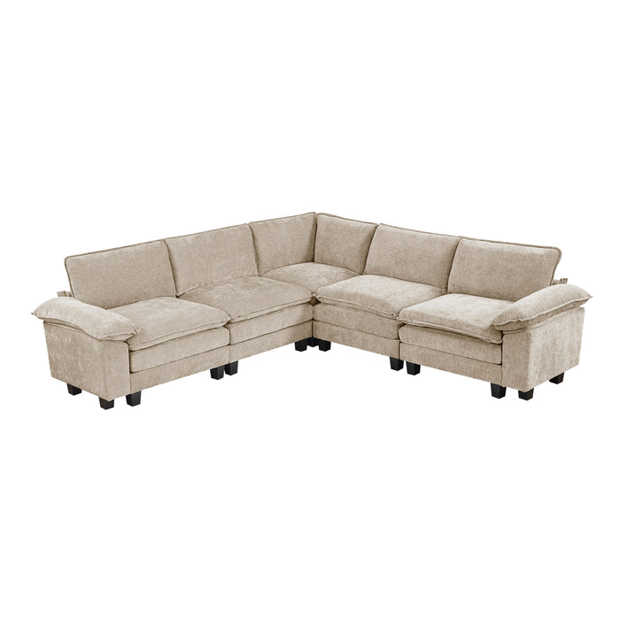 Dublin - (6)5-Piece Modular Sectional