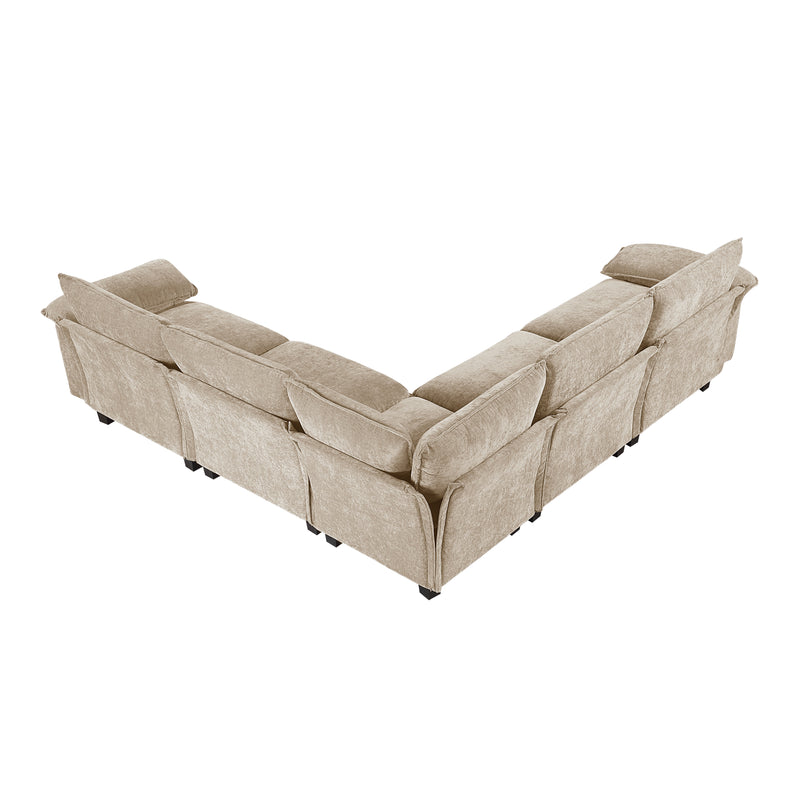 Dublin - (6)5-Piece Modular Sectional