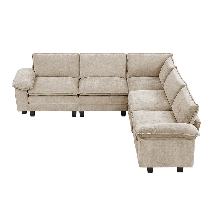 Dublin - (6)5-Piece Modular Sectional