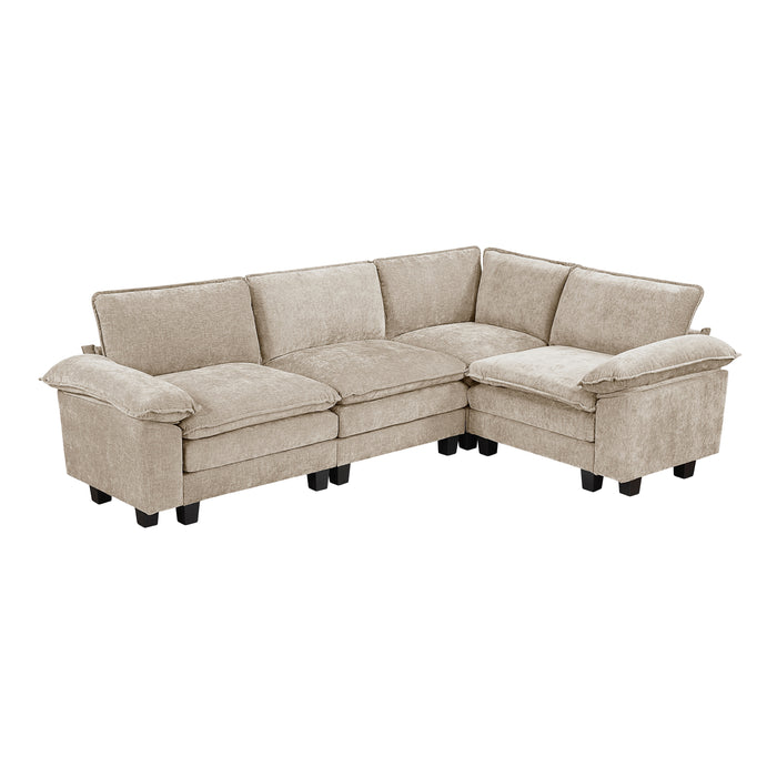 Dublin - (5)4-Piece Modular Sectional