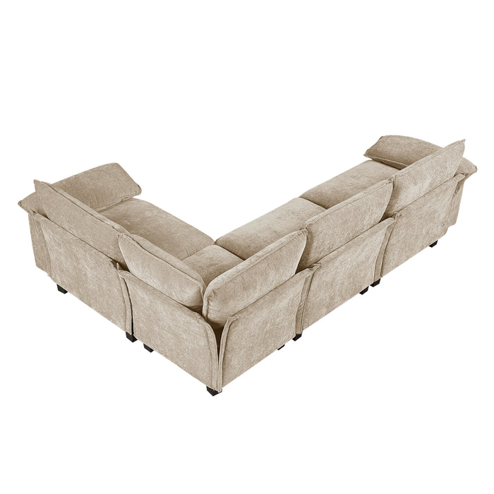 Dublin - (5)4-Piece Modular Sectional
