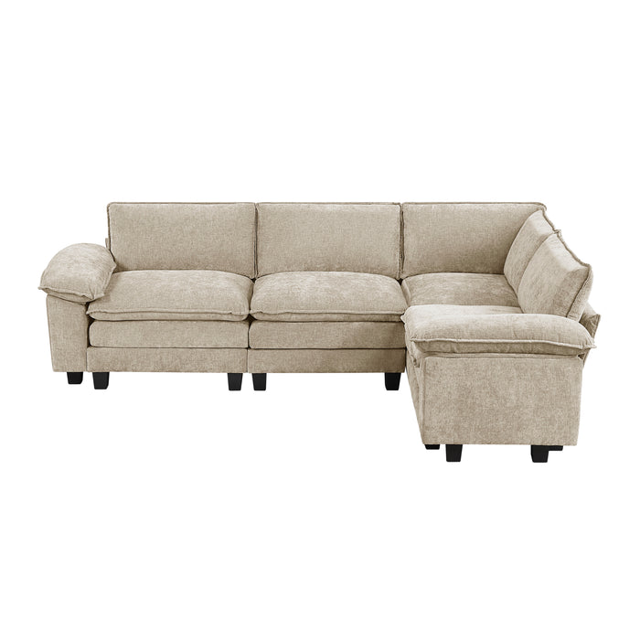 Dublin - (5)4-Piece Modular Sectional