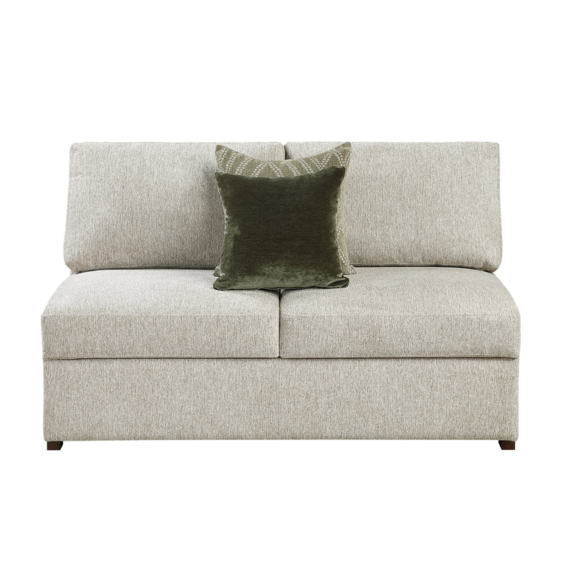 Isla - (4)3-Piece Sectional with Convertible and Reversible Chaise,  Hidden Storage, Click Motion Back and Ottoman