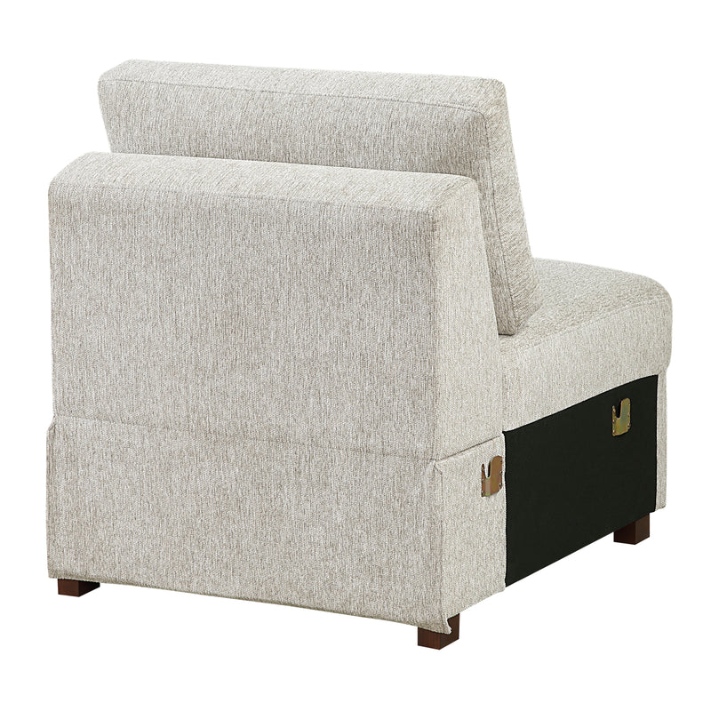 Isla - (5)4-Piece Sectional with Convertible and Reversible Chaise,  Hidden Storage, Click Motion Back