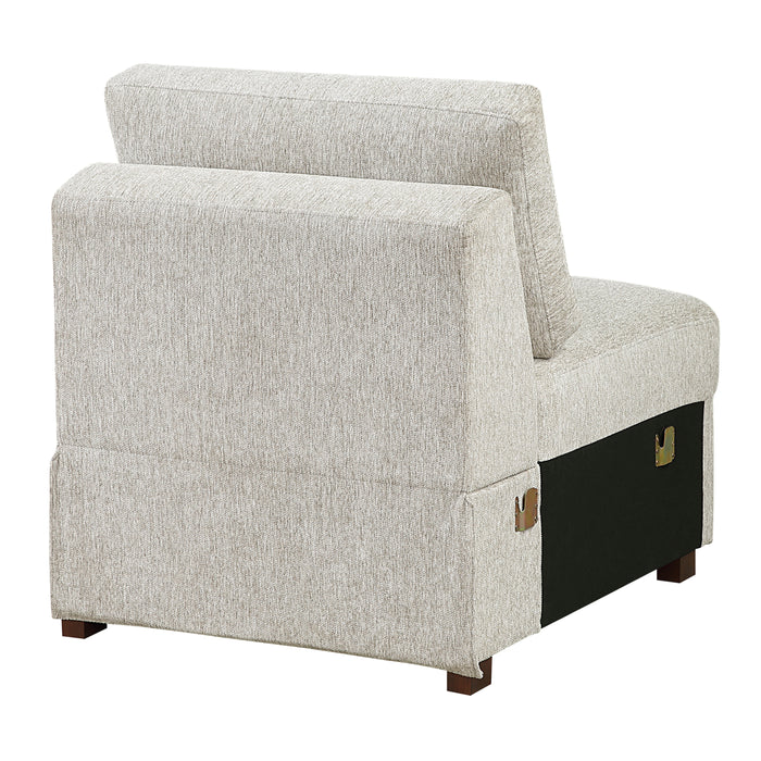 Isla - (5)4-Piece Sectional with Convertible and Reversible Chaise,  Hidden Storage, Click Motion Back