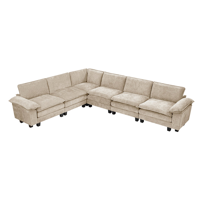 Dublin - (7)6-Piece Modular Sectional