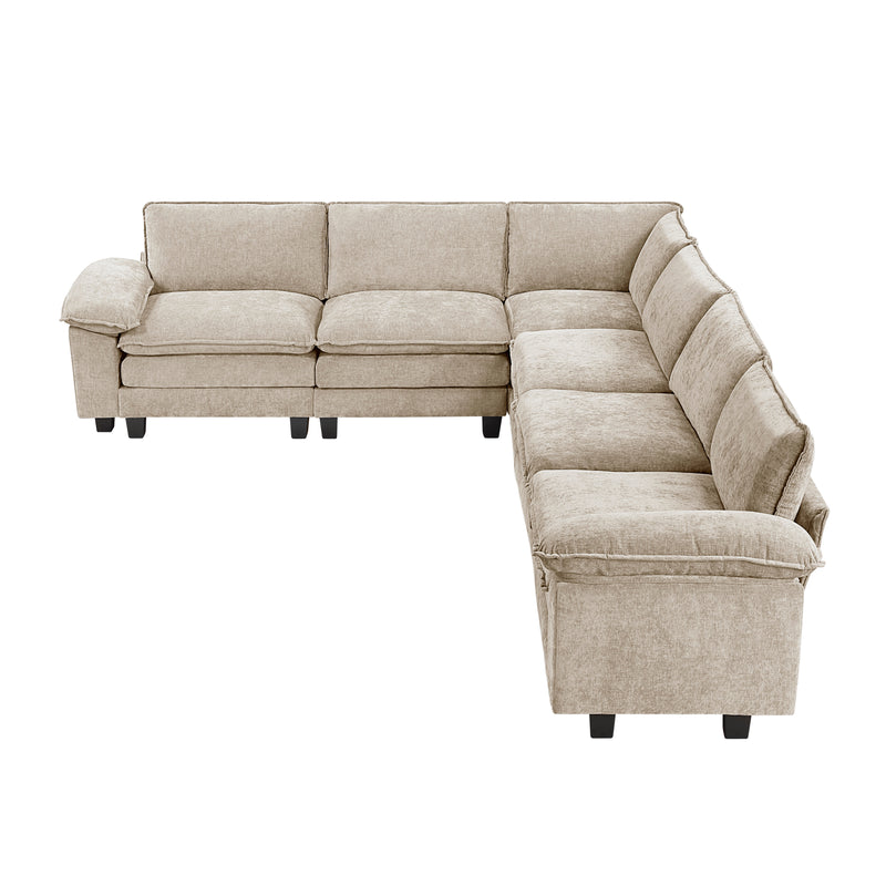 Dublin - (7)6-Piece Modular Sectional