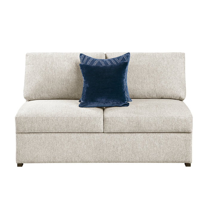 Isla - (4)3-Piece Sectional with Convertible and Reversible Chaise,  Hidden Storage, Click Motion Back and Ottoman