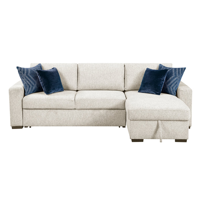Isla - (3)2-Piece Sectional with Convertible and Reversible Chaise,  Hidden Storage, Click Motion Back