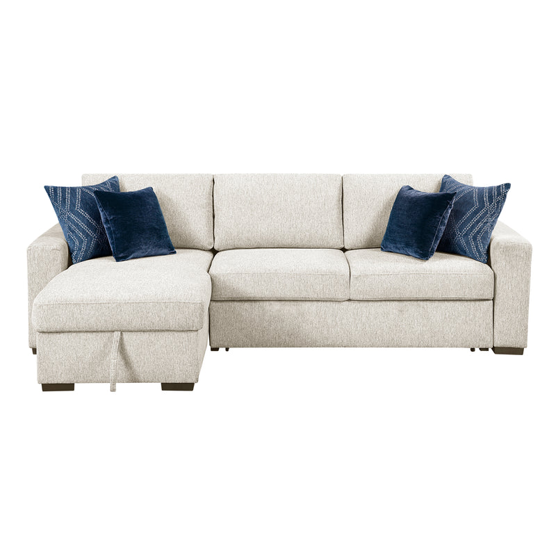 Isla - (3)2-Piece Sectional with Convertible and Reversible Chaise,  Hidden Storage, Click Motion Back