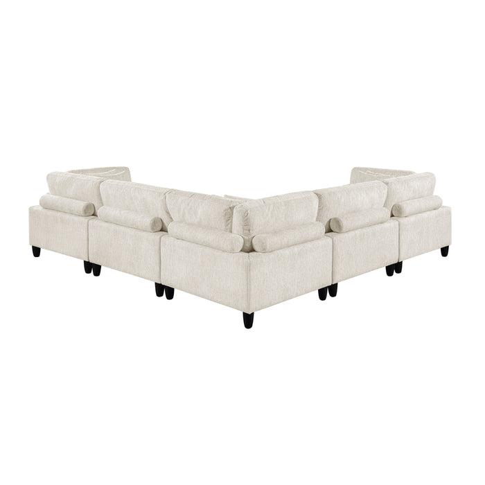 ;Robstown - (5)5-Piece Modular Sectional