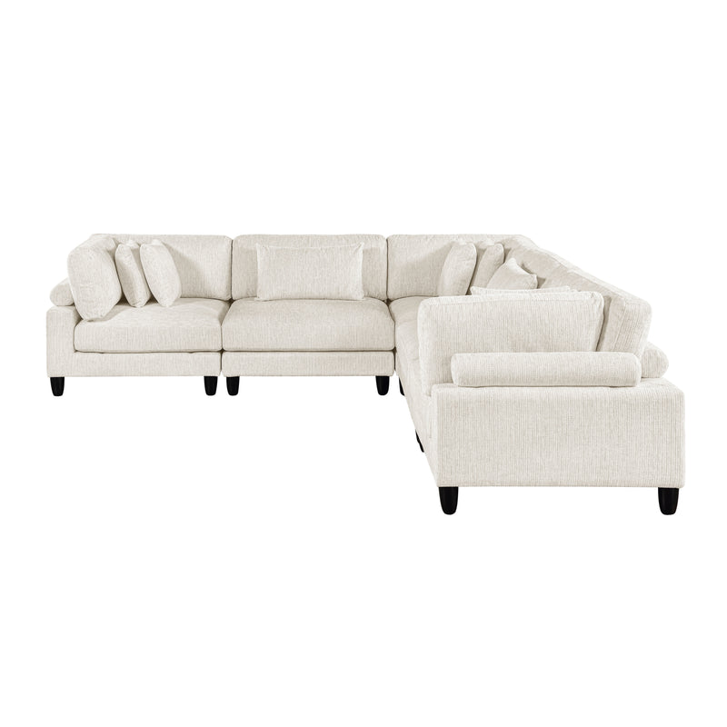;Robstown - (5)5-Piece Modular Sectional