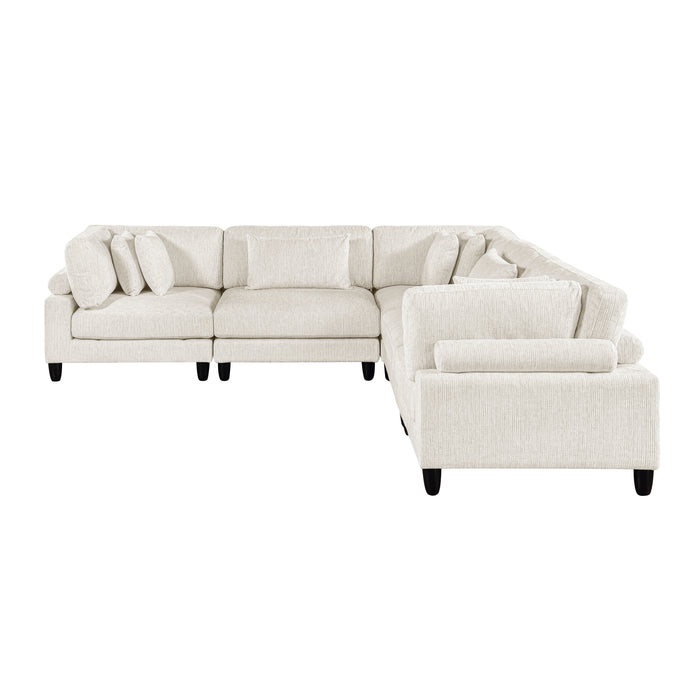;Robstown - (5)5-Piece Modular Sectional