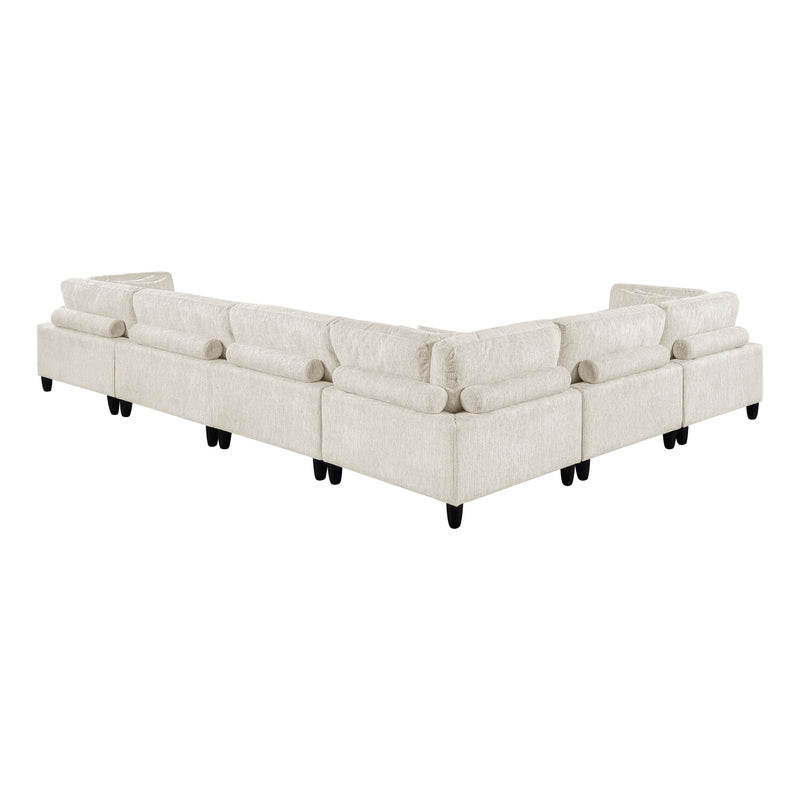 ;Robstown - (6)6-Piece Modular Sectional