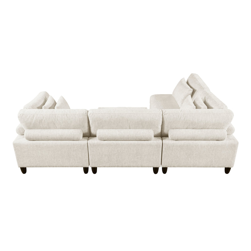 ;Robstown - (4)4-Piece Modular Sectional