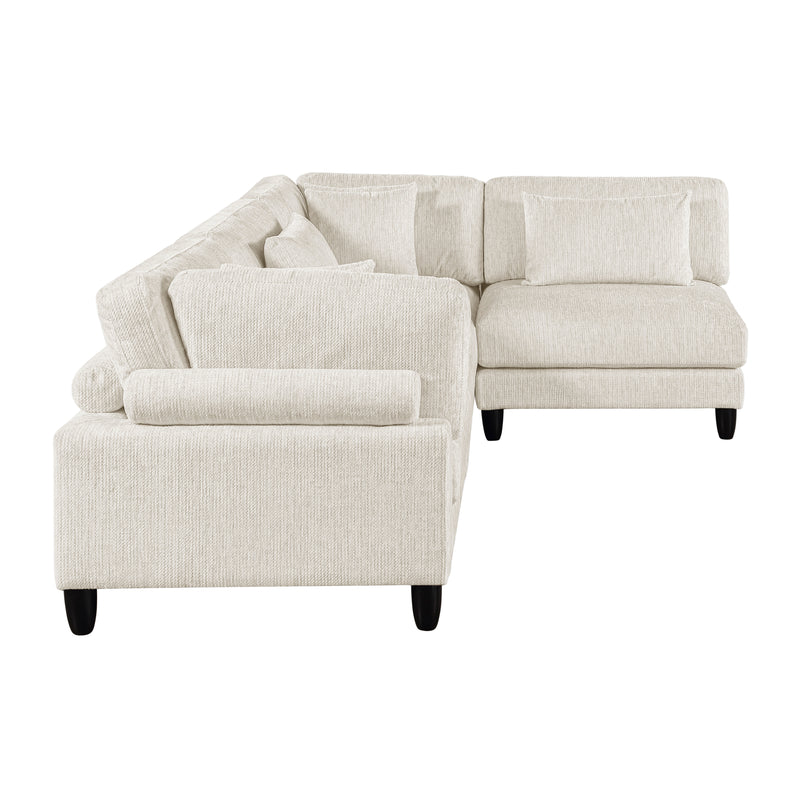 ;Robstown - (4)4-Piece Modular Sectional