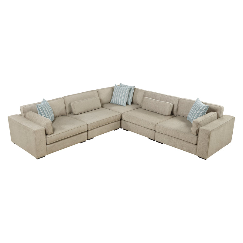 Mila - (5)5-Piece Sectional