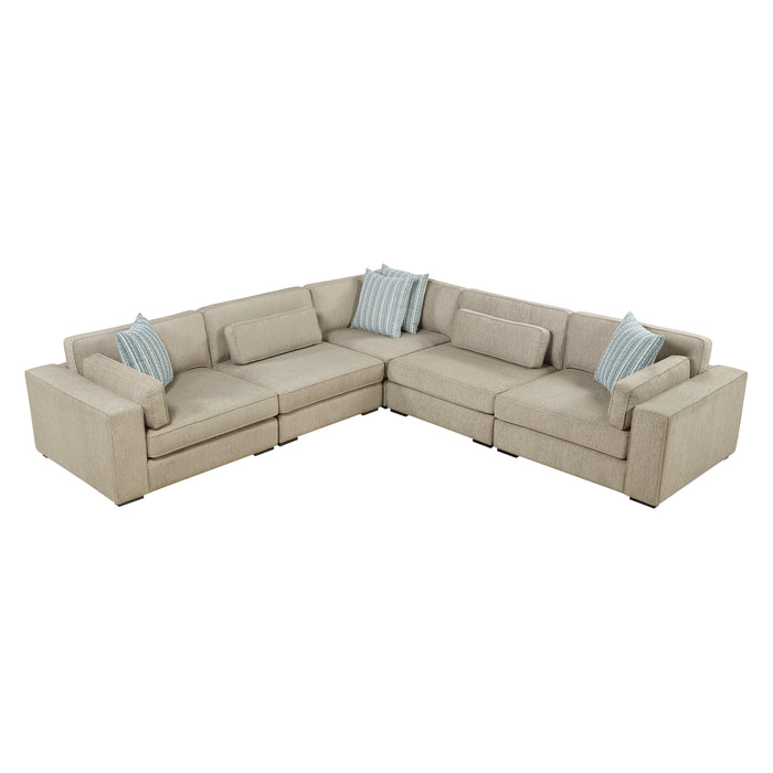 Mila - (5)5-Piece Sectional