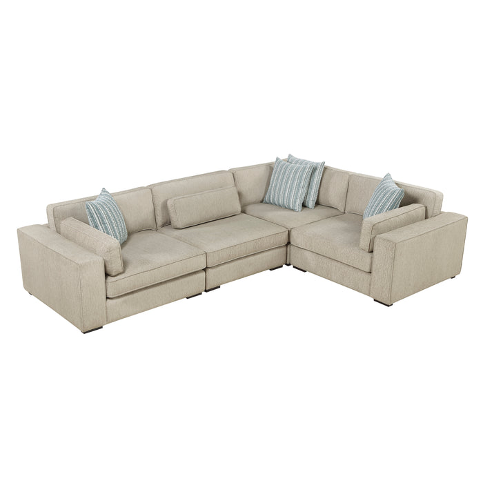 Mila - (4)4-Piece Sectional