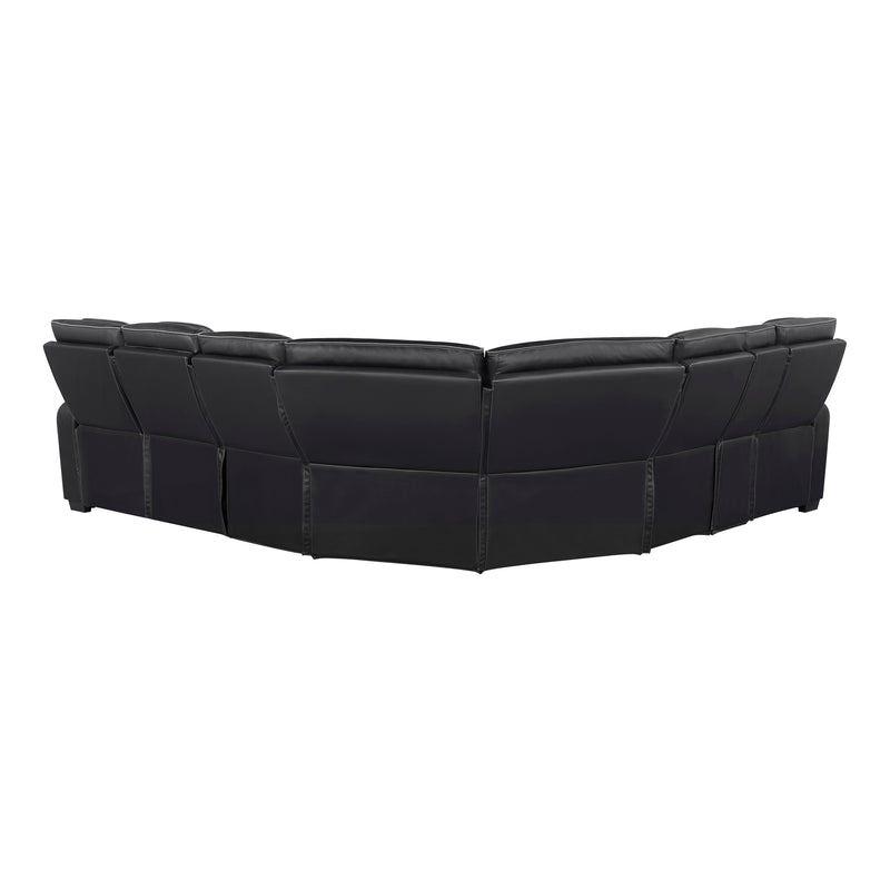 Fairway - (3)3-Piece Power Reclining Sectional with Left Side Console, Drop-Down Cup Holders, Power Headrests, Storage Arms(Top and Side), Cup holders, Reading Lights, Charging Ports, Wireles