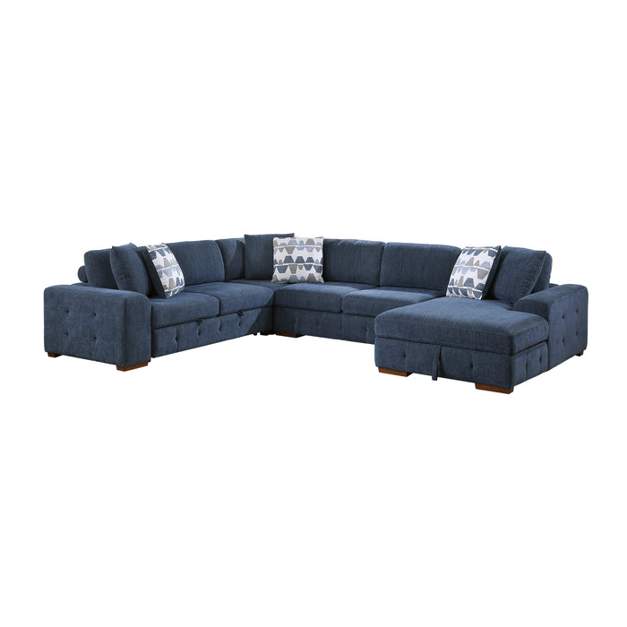 Raife - (4)4-Piece Sectional with Right Chaise